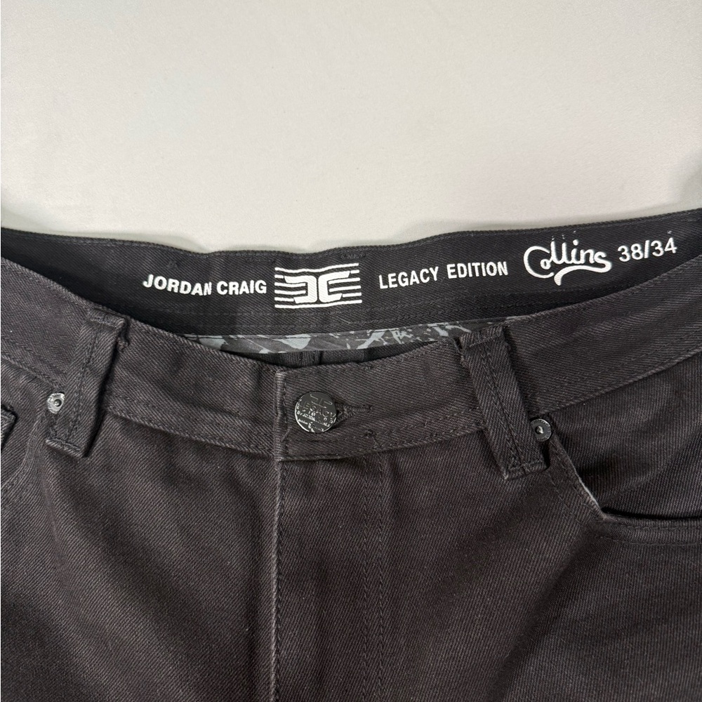 Jordan Craig Legacy Edition Collins Jeans 38x34 Black Streetwear Denim - Picture 15 of 16